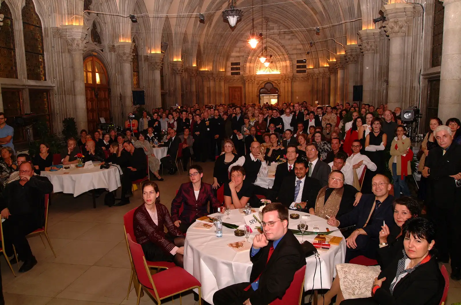 Die rund 500 Festgäste füllten die Volkshalle im Wiener Rathaus...